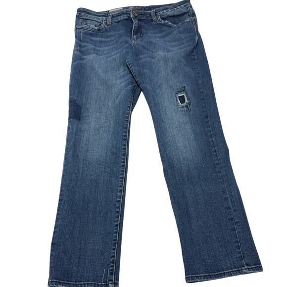 Kut From The Kloth Jeans Womens 10 Blue Catherine Boyfriend Dark Wash - Picture 1 of 7